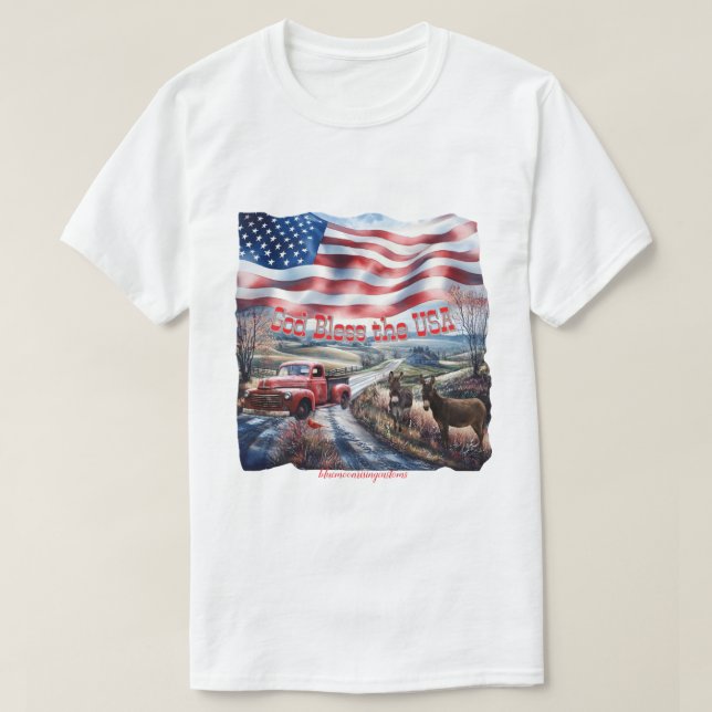 T-SHIRT USA (Design devant)