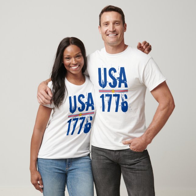 T-SHIRT USA 1776 (Unisexe)