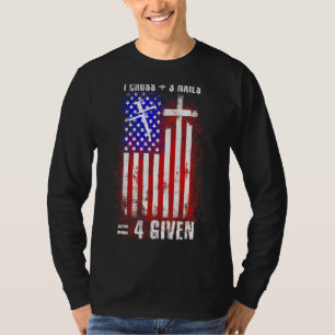 T-shirt Usa 1 Croix 3 ongles Pardonnés Christian Easter Am