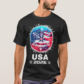 T-shirt USA 2026 Go United States Winter Sports USAeam 202