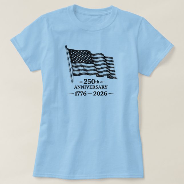 T-Shirt USA 250 1776-2026 (Design devant)