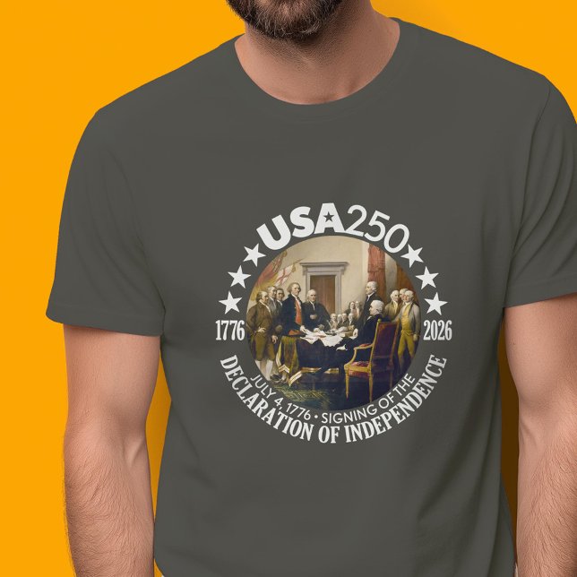 T-shirt USA 250 - 1776-2026 - Declaration of Independence (America's 250 Birthday Celebration)