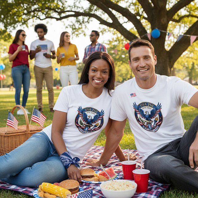 T-shirt USA 250 Eagle (Créateur téléchargé)