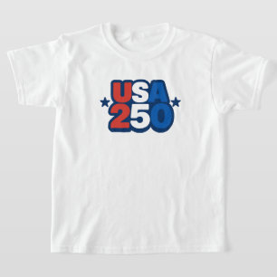 T-shirt USA 250e anniversaire 1776-2026 Patriotique Améric
