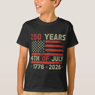 T-shirt Usa 250e anniversaire 4 juillet Indépendance Ame