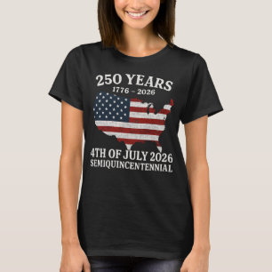 T-shirt USA 250e anniversaire Semiquincentennial 1776-2026