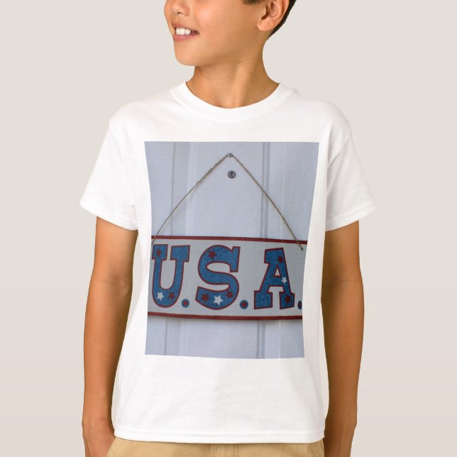 T-shirt USA 4 juillet Hang (Devant)
