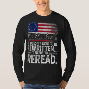 T-shirt Usa 4 juillet Nous Le Peuple 1776 Il Doit Être