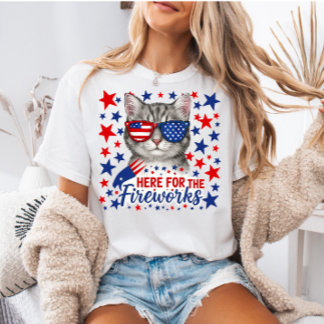 T-shirt USA 4th of July Shirt, Patriotic Gift for Her 