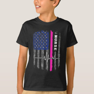 T-shirt USA American Flag Patriotic Nurse Week Nurse Week 