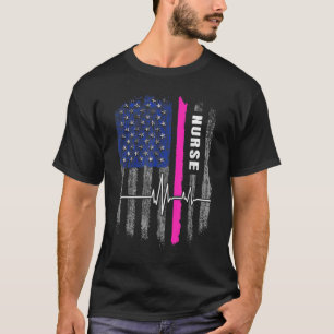 T-shirt USA American Flag Patriotic Nurse Week Nurse Week 