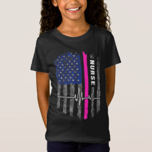 T-Shirt USA American Flag Patriotic Nurse Week Nurse Week