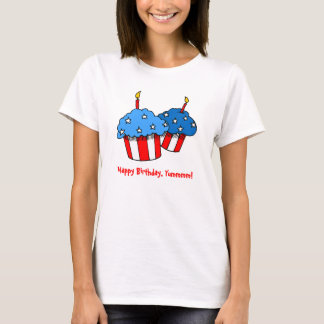T-shirt USA-An American Cupcake Birday