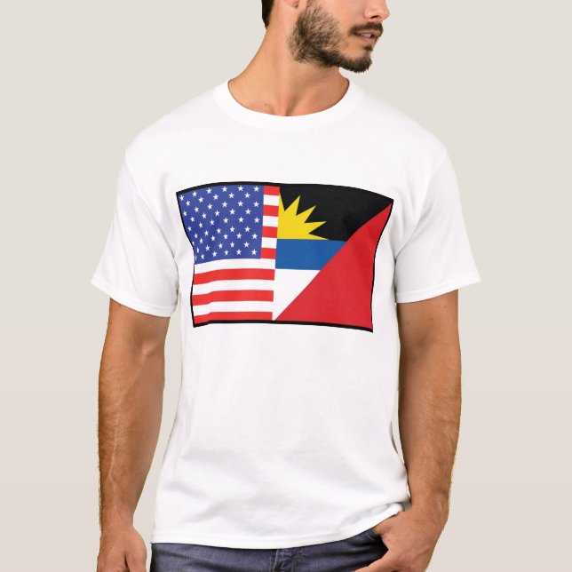 T-shirt USA/Antigua Barbuda (Devant)