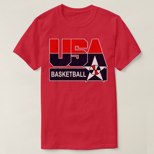 T-shirt USA Basketball Dream Team 92 Retro 1 (Design devant)