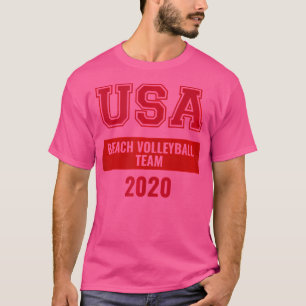 T-shirt Usa Beach Volleyball Team 2020 Us Beach Volleyball