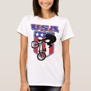T-shirt USA BMX Biker