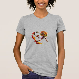 T-shirt USA Burger Soccer Mascot - World Cup 2026