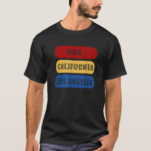 T-shirt USA California Los Angeles