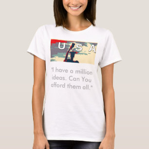 T-shirt USA Change : Un design uni plus fort