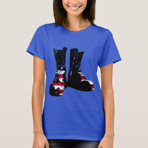 T-shirt USA Combat Boots