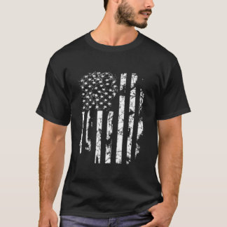 T-shirt Usa Distressed Flag