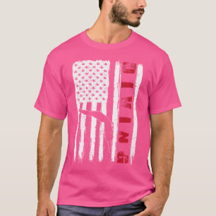 T-shirt Usa Diving Team American Flag Us Diving Diver