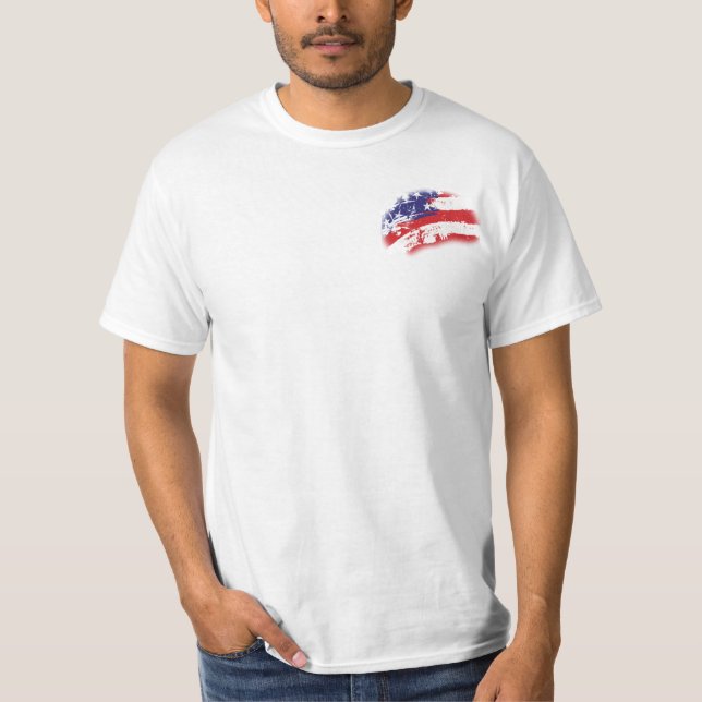 T-shirt USA Drapeau Valeur Spectaculaire Budget Spécial (Devant)