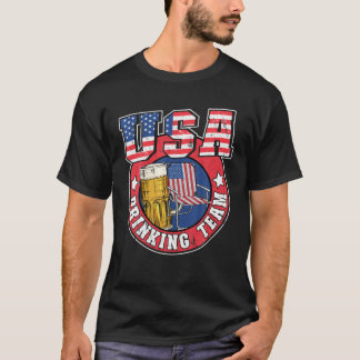 T-shirt USA Drating Team US American Flag 4 juillet Bee