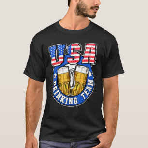 T-shirt Usa Drick Team Us American Flag 4 juillet Bee