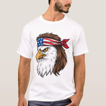 USA Eagle American Flag Headband Patriot