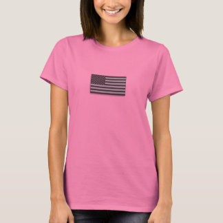 T-shirt USA Faible visibilité Drapeau américain Camo Grey 