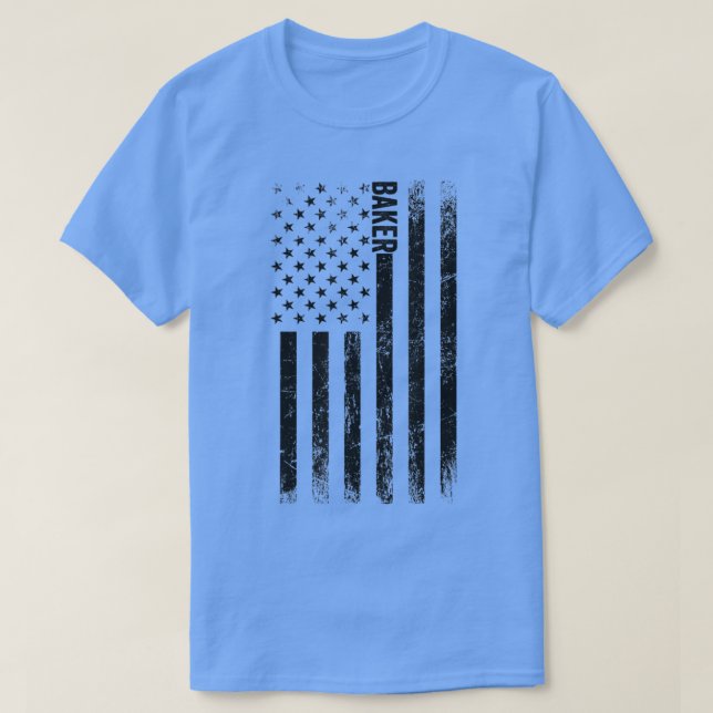 T-shirt USA - Fier boulanger américain (Design devant)