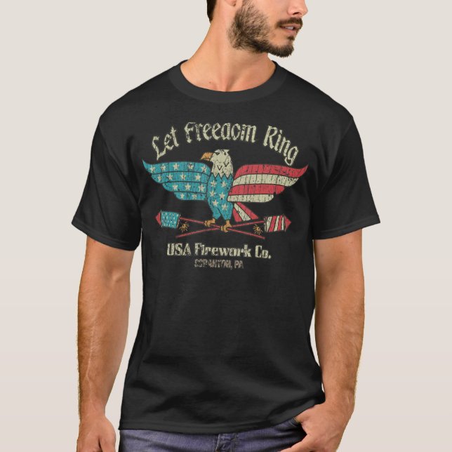 T-shirt Usa Firework Co 1976 (Devant)