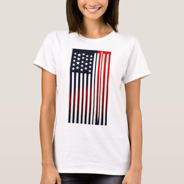 T-shirt USA Flag (Devant)