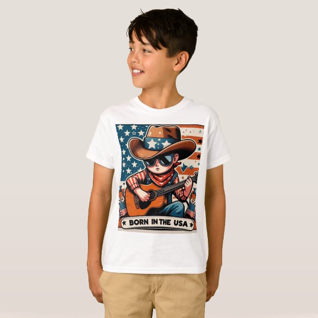 T-SHIRT USA FLAG (Devant entier)
