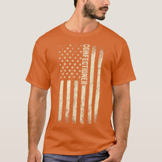 T-shirt USA Flag Baking - Proud American Confectioner 