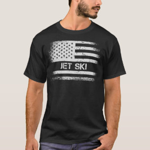 T-shirt USA Flag Jet Ski American Patriot US Flag Jet Ski