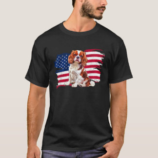 T-shirt USA Flag Patriotic 4th July Independence Day Caval