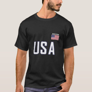T-shirt USA Flag Soccer Team Cool Football Équipement Homm