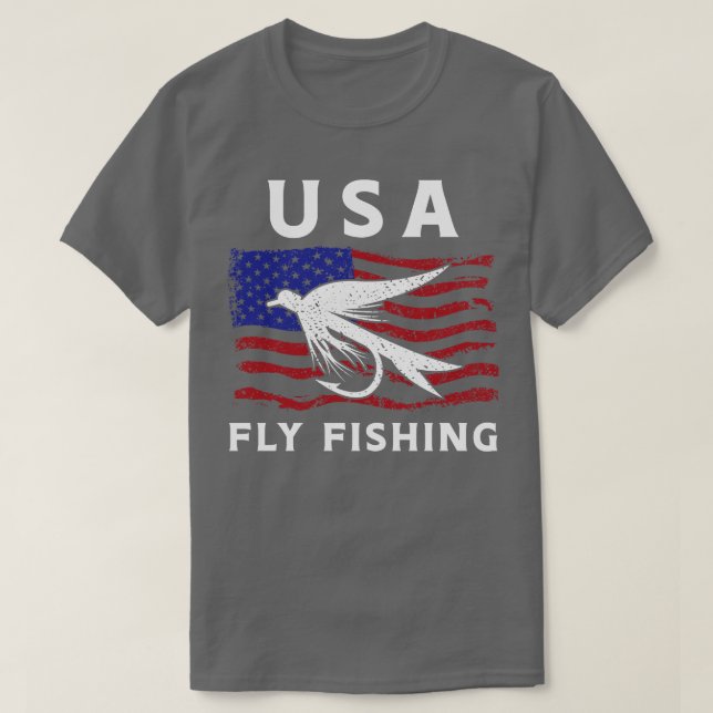 T-shirt USA Fly Fishing 1 (Design devant)