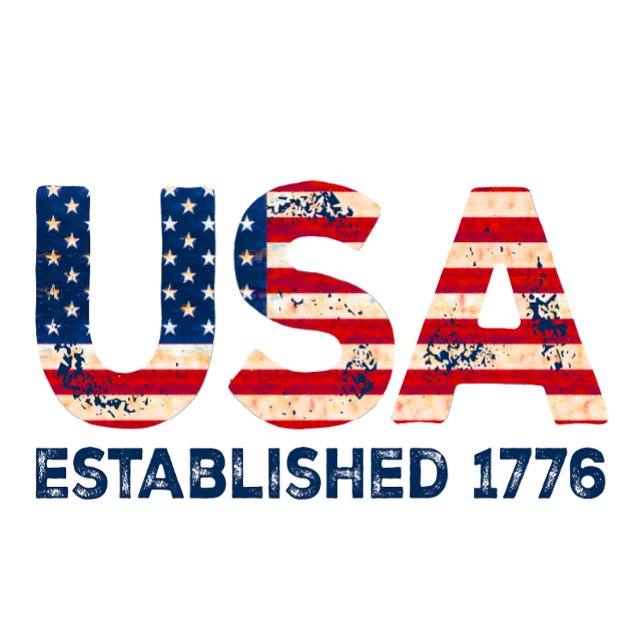 T-shirt USA fondée 1776 (Créateur téléchargé)