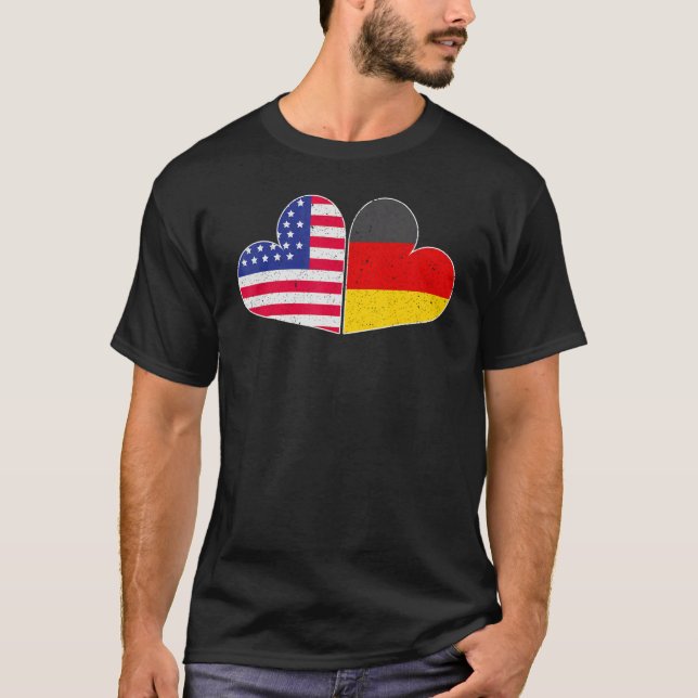 T-shirt USA Germany Flag German American Von Steuben Day 5 (Devant)