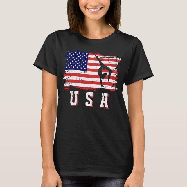 T-SHIRT USA GYMNASTICS (Devant)