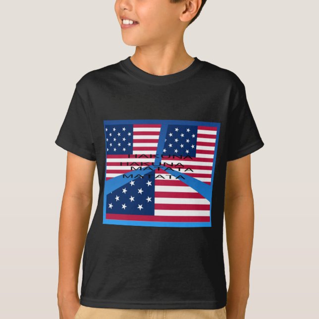 T-SHIRT USA HAKUNA MATATA (Devant)