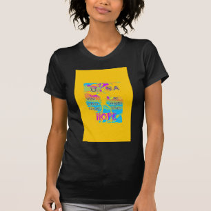 T-shirt USA Hillary Hope Stronge Together