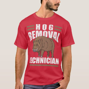 T-shirt USA Hog Remoician Technician Pig Slayer Premium