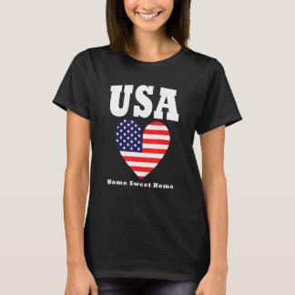 T-shirt Usa Home Sweet Home