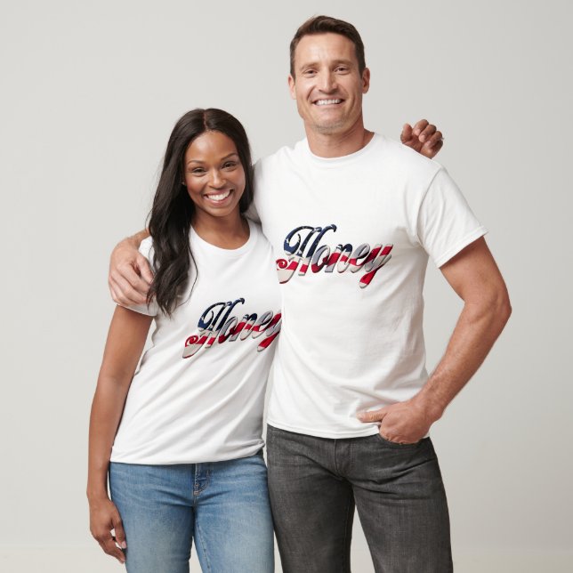 T-shirt USA Honey 3D (Unisexe)