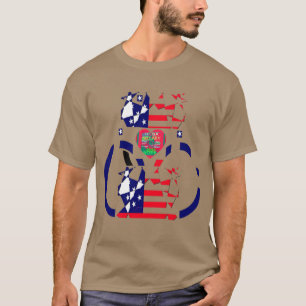 T-shirt USA Hope Beau drapeau national Extraordinaire Desi